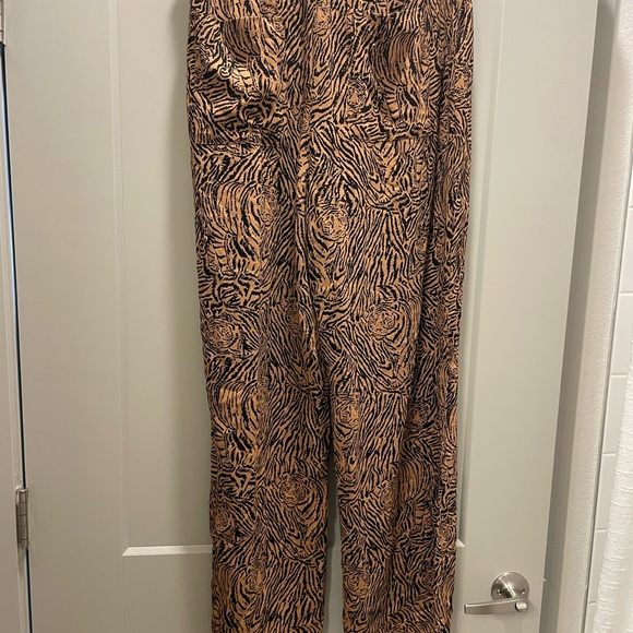 Roark Tan and Black Patterned Pants - Picture 3 of 6